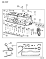 Diagram for Mopar Camshaft Plug - J3172313