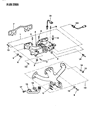 Diagram for Jeep Intake Manifold Gasket - 53020112