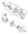 Diagram for Mopar Brake Disc - V5019801AA