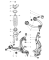 Diagram for Jeep Coil Spring Insulator - 52089328AC
