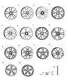 Diagram for Mopar Spare Wheel - 6CT34MALAB