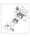 Diagram for Mopar Throttle Body Gasket - 68416835AA