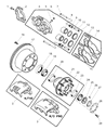 Diagram for Ram Wheel Bearing - 52121158AA