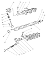 Diagram for Mopar Rocker Arm Pivot - 4648691