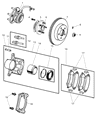 Diagram for Jeep Wheel Bearing - V2508692AA