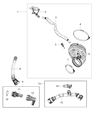 Diagram for Mopar Crankcase Breather Hose - 68166403AC
