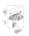 Diagram for Chrysler Canister Purge Valve - 4627694AA