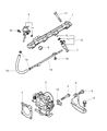 Diagram for Mopar Fuel Injector O-Ring - MD095402
