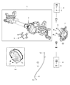 Diagram for Mopar Differential Cover Gasket - 68216204AA