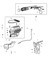 Diagram for Chrysler Air Filter - 4861746AA
