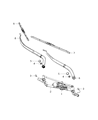 Diagram for Mopar Wiper Pivot - 68197133AA