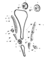 Diagram for Mopar Timing Chain Tensioner - 5048145AA