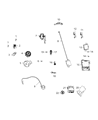 Diagram for Mopar Ignition Lock Assembly - 1FU931X9AC