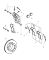 Diagram for Mopar Brake Disc - 5103606AA