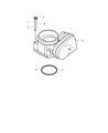 Diagram for Jeep Throttle Body - 53032837AB