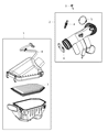 Diagram for Jeep Air Filter - 53034018AE