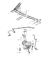 Diagram for Ram Windshield Washer Nozzle - 5113049AA