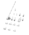 Diagram for Mopar Antenna - 68071978AA