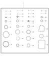 Diagram for Mopar Exhaust Seal Ring - 68019781AA