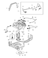 Diagram for Mopar Fuel Filler Neck - 68085931AB