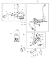 Diagram for Mopar Oil Filter Housing - 4893181AD