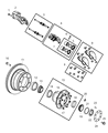 Diagram for Mopar Brake Caliper Piston - 68453094AA