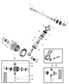 Diagram for Mopar Differential Bearing - J8126499