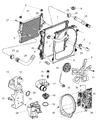 Diagram for Dodge Thermostat - 5086739AA