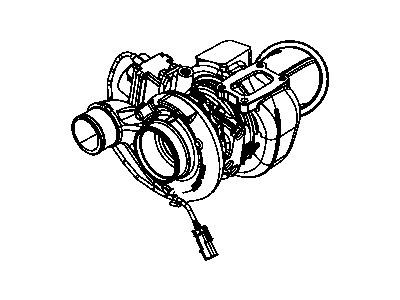 Mopar Turbocharger - 68048234AA