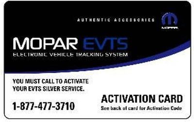Mopar Vehicle Tracking Silver Package 82212459