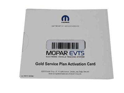 Mopar Evts Three - Year Gold Plan 82216318AA
