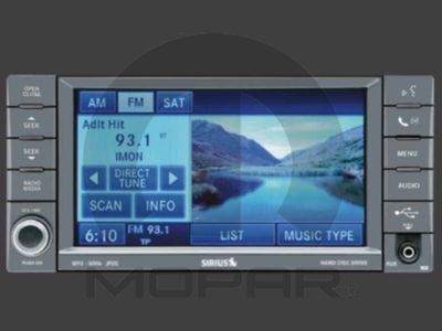 Mopar Am/Fm Navigation With Cd, Dvd, Mp3, Hdd, And 6.5" Touch Screen (Rhb) 82212476