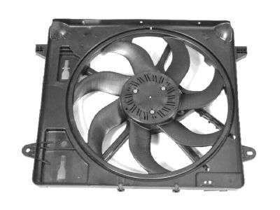Jeep Wrangler Cooling Fan Assembly - 68143894AA