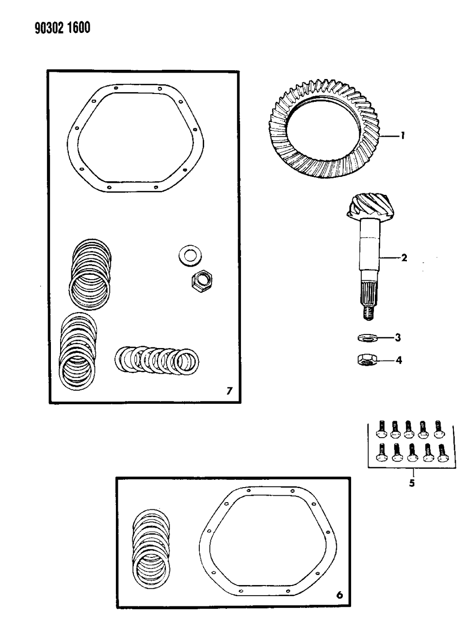 Mopar 4137770 SPACER-Differential And PINION