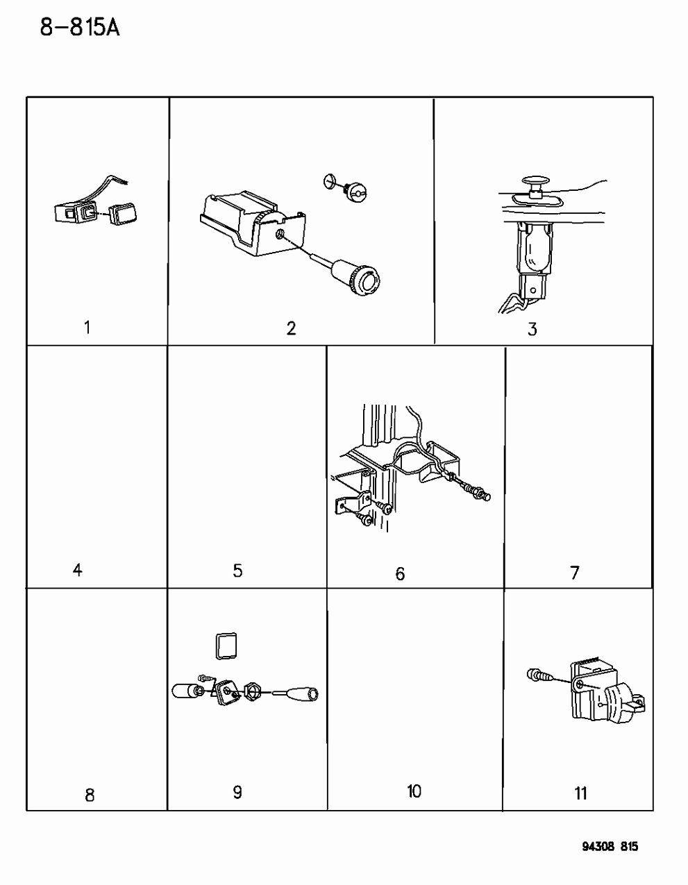 Mopar 56006818 Switch, Stop Lamp And Speed Control