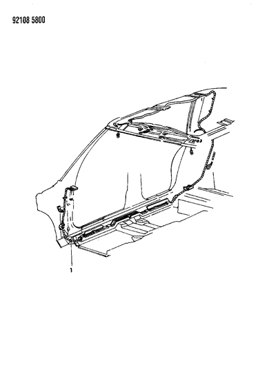 1992 Chrysler New Yorker Wiring - Body & Accessories Diagram 1