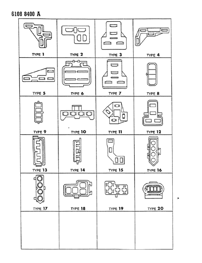 1986 Dodge Lancer Insulators 4 Way Diagram