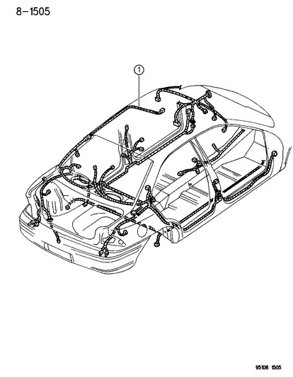1995 Dodge Neon Wiring - Body & Accessories Diagram