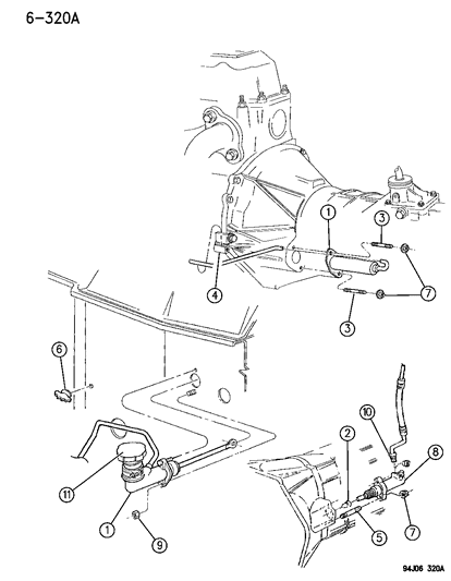 1994 Jeep Cherokee Cover-Hydraulic Control Unit Diagram for 4741671