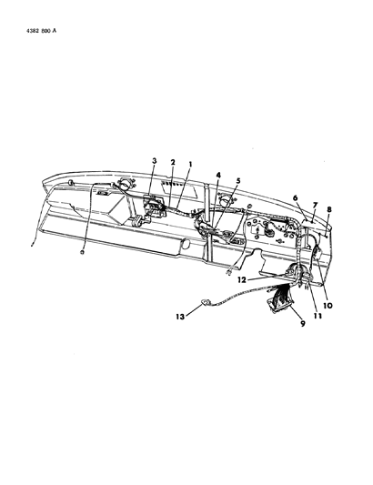1984 Dodge D350 Instrument Panel Wiring Diagram