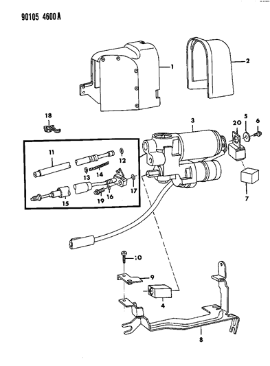 1990 Chrysler New Yorker Anti-Lock Brake System Diagram 2