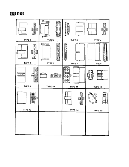 1988 Chrysler Town & Country Insulators 8 & 9 Way Diagram