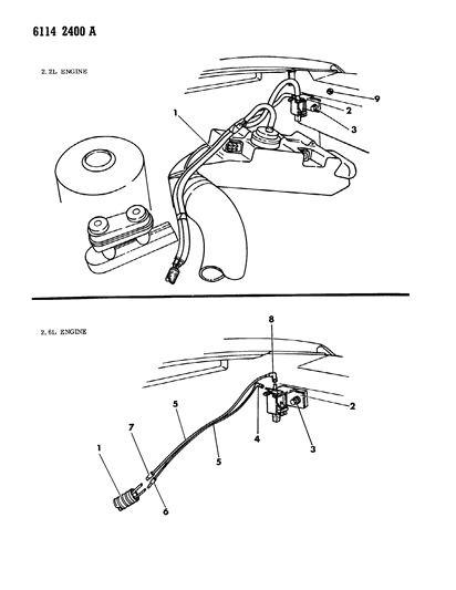 1986 Dodge Caravan Air Condition Idle Up System Diagram