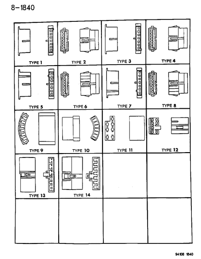 1994 Chrysler Town & Country Insulators 7 Way Diagram