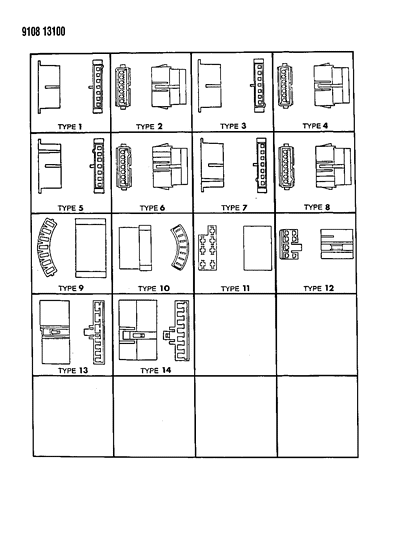 1989 Chrysler Fifth Avenue Insulators 7 Way Diagram