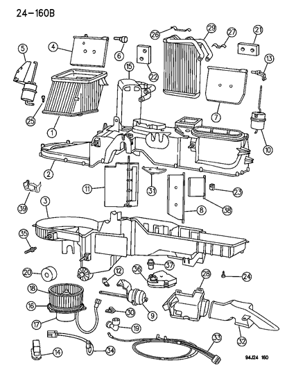 1995 Jeep Grand Cherokee Housing Diagram for 4720547