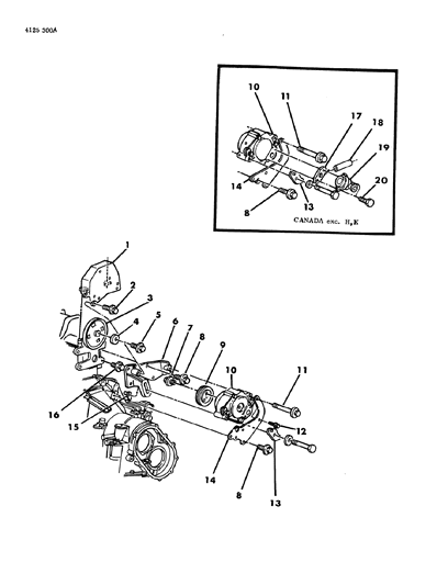 1984 Chrysler Laser Air Pump Diagram 2