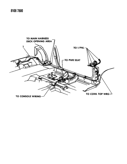 1988 Dodge Daytona Wiring - Body & Accessories Diagram
