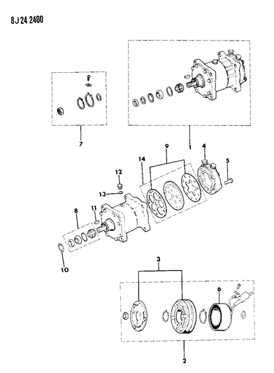 1988 Jeep Wrangler Compressor Diagram 1