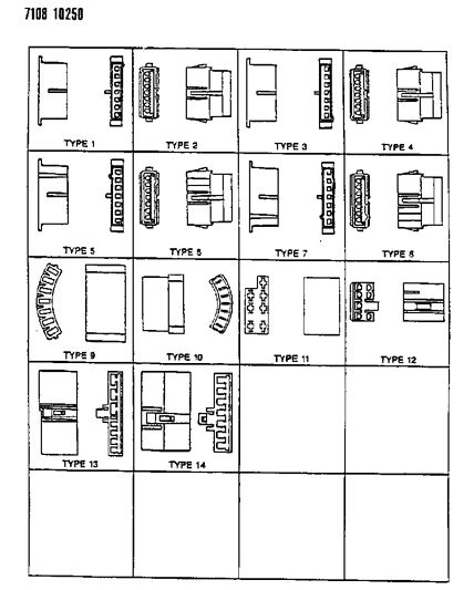1987 Chrysler Fifth Avenue Insulators 7 Way Diagram